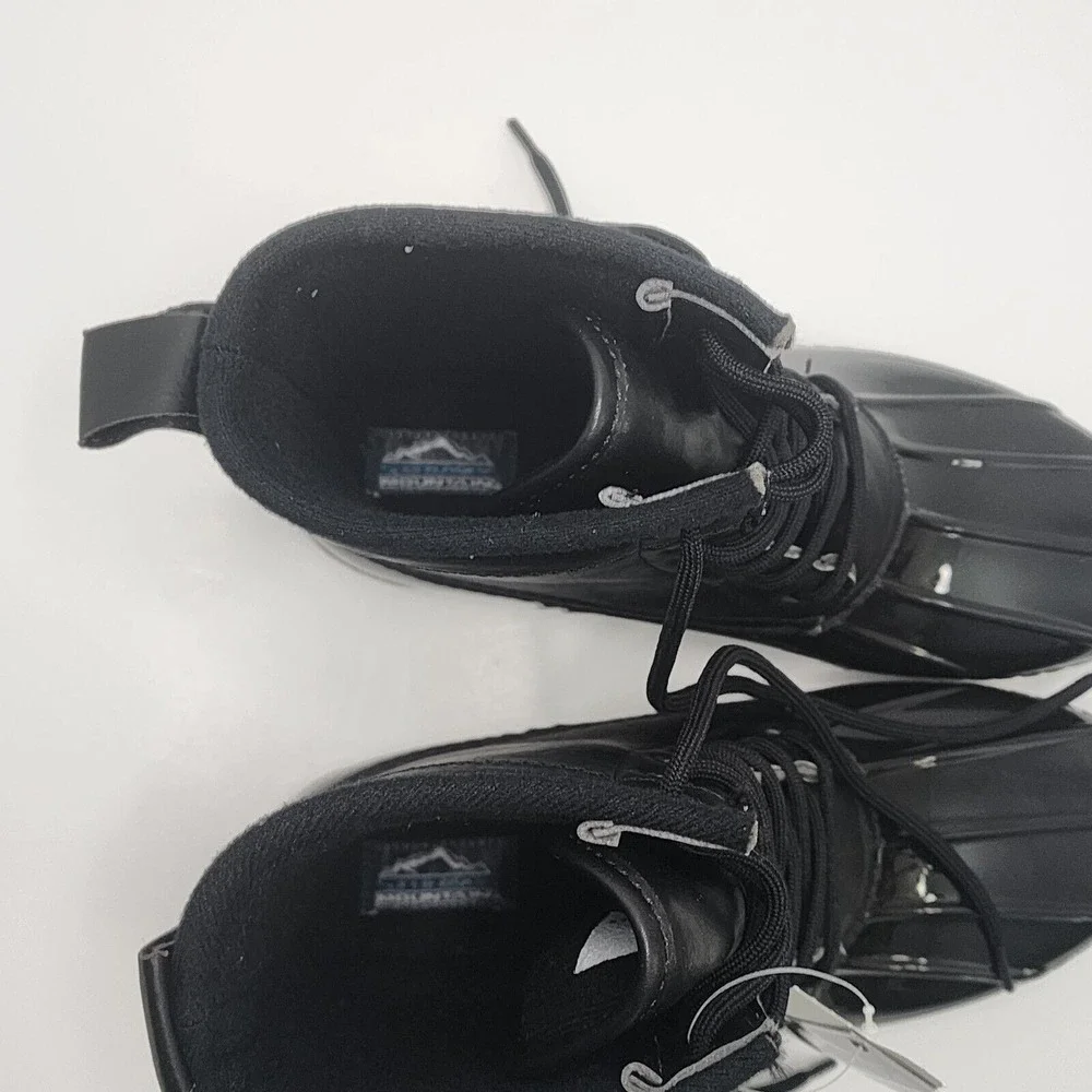 Stormy Mountain Duck Boots Black Baudette Lace Up Waterproof Women‎ Size 9M